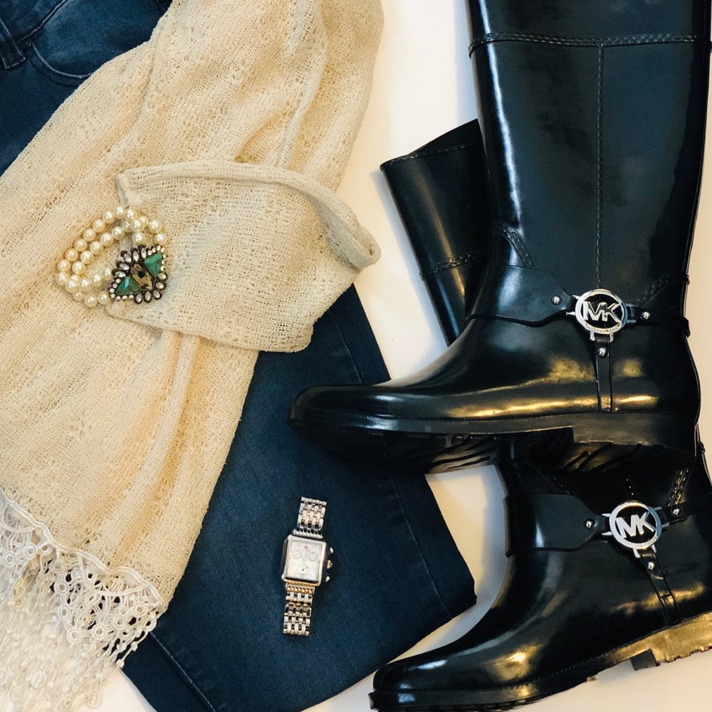 Michael Kors Fulton Harness Rain Boots